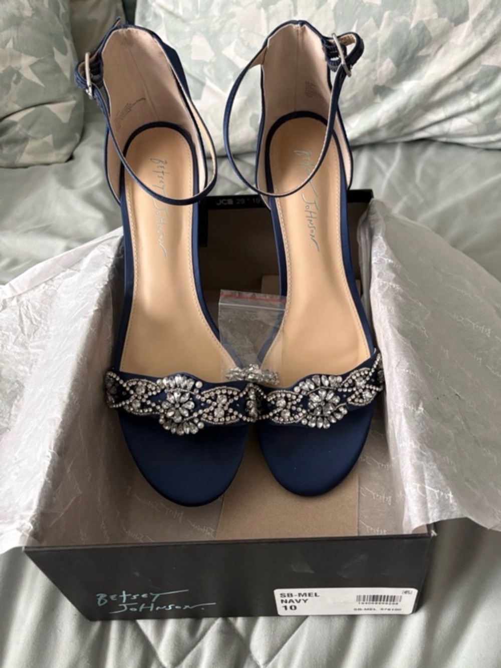 Blue by Betsey Johnson SB Mel Navy Heels